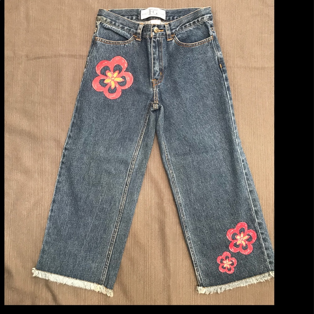🌸 GIRL’S FIELD GEAR DENIM CAPRIS